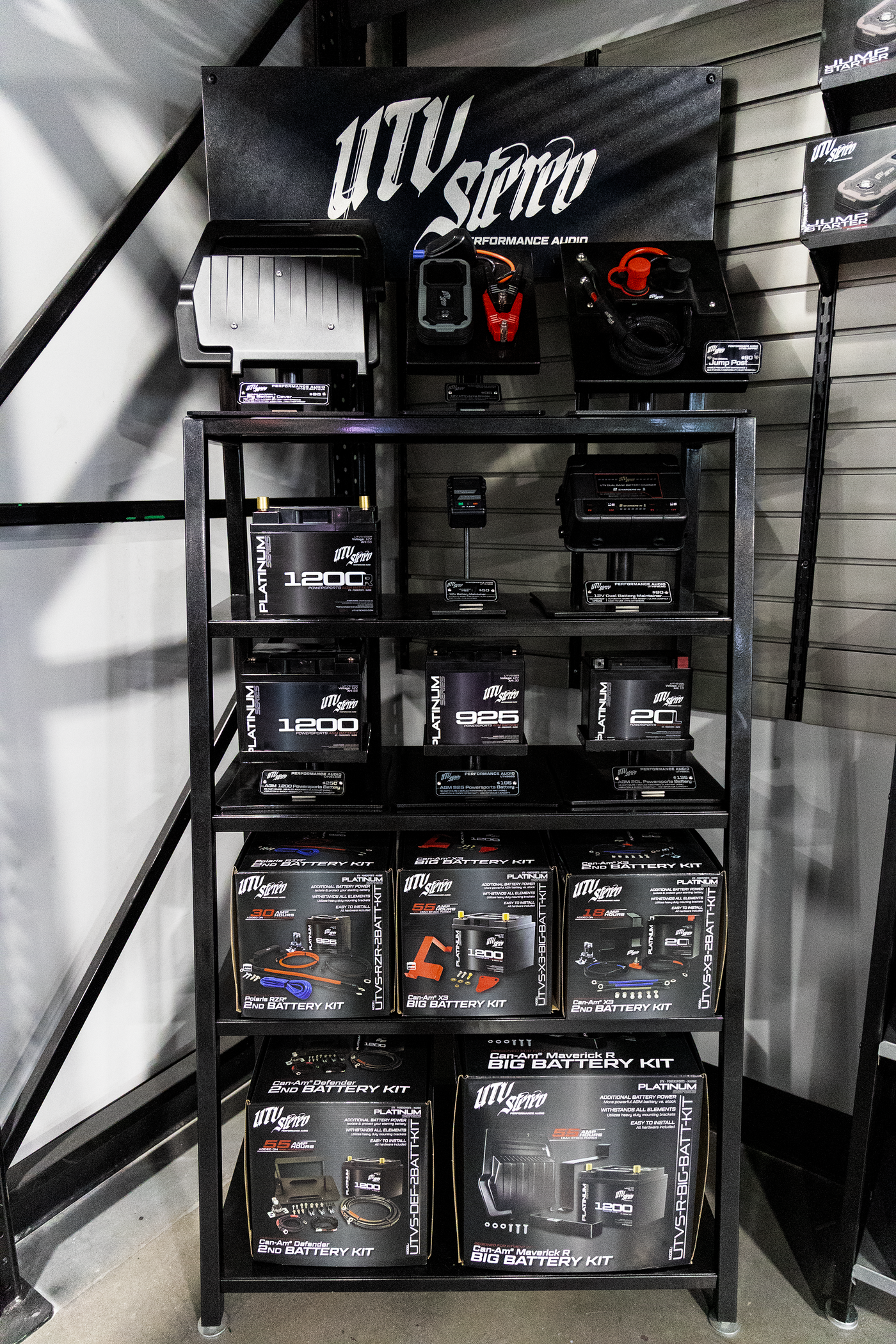 Dealer Battery Display | UTV Stereo – Elevate Motorsports