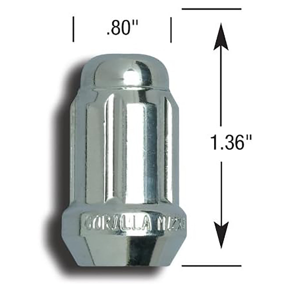 SD LOCK ACORN 12-1,25 CHR CLAM