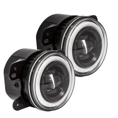 FOG LIGHTS JEEP JK 07 18 WHT WID