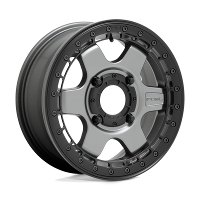 D923 15X6 4X137 MT-GMTL BLK-ANNEAU 38MM