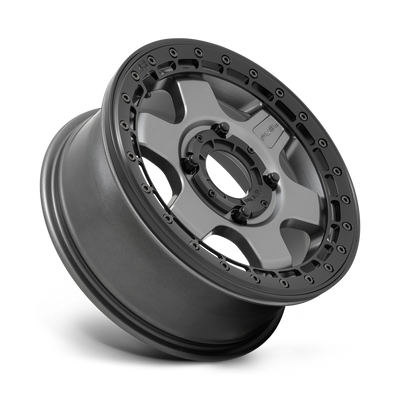 D923 15X6 4X137 MT-GMTL BLK-ANNEAU 38MM