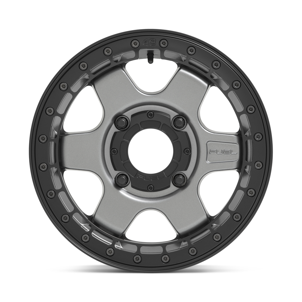 D923 15X6 4X137 MT-GMTL BLK-ANNEAU 38MM