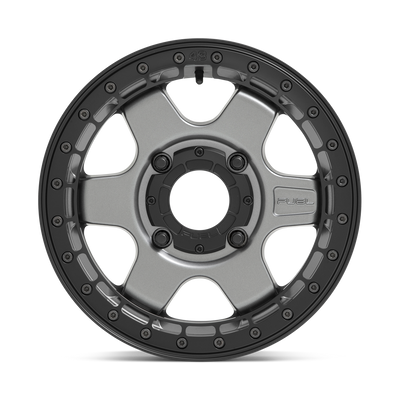 D923 15X6 4X137 MT-GMTL BLK-ANNEAU 38MM