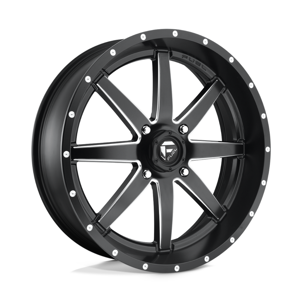 D538 16X7 4X137 MT-BLK-MIL 13MM