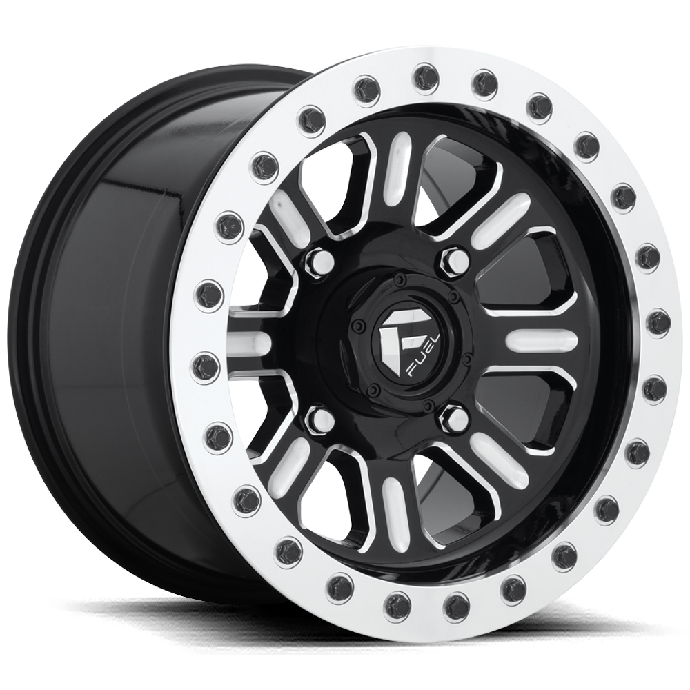 D910 HARDLINE BEADLOCK 15X7 4X156 GL-BLK-MIL 38MM