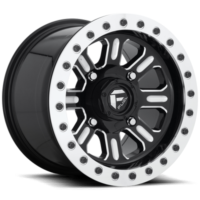 D910 HARDLINE BEADLOCK 15X7 4X156 GL-BLK-MIL 38MM