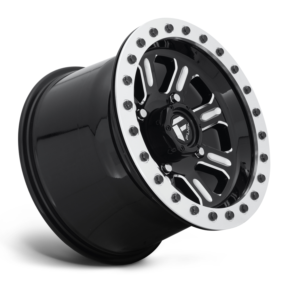 D910 HARDLINE BEADLOCK 15X7 4X156 GL-BLK-MIL 38MM