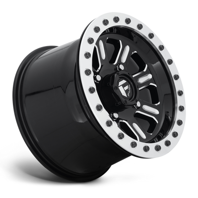 D910 HARDLINE BEADLOCK 15X10 4X156 GL-BLK-MIL 25MM