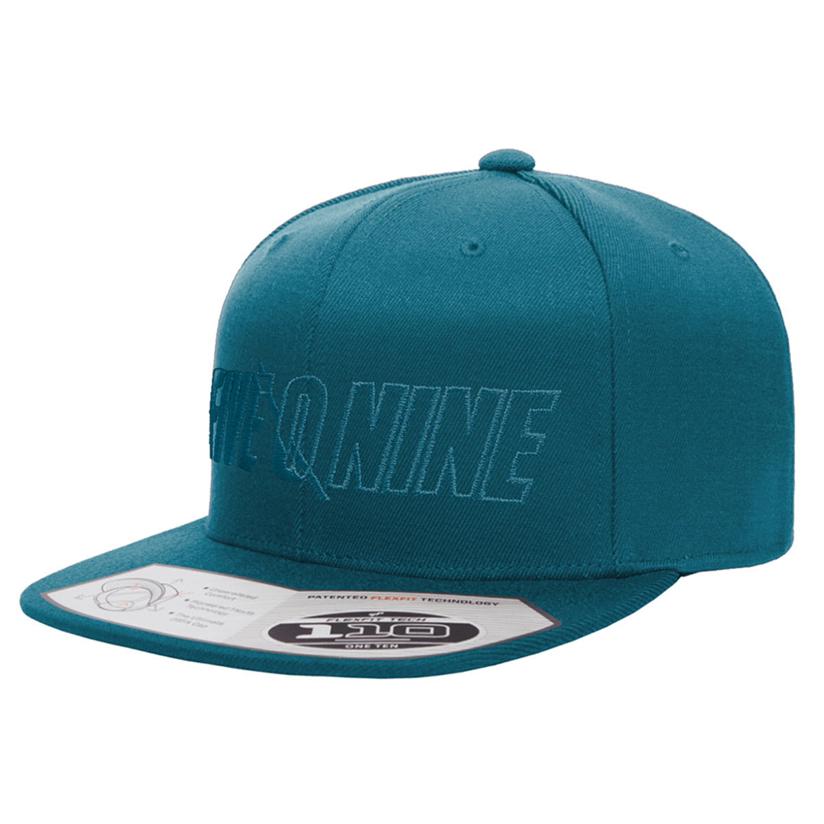 509 Flat Brim CVT Snapback Hat - Sharkskin