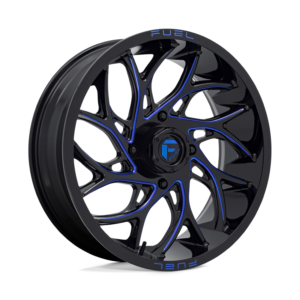 D778 22X7 4X137 G-BLK-MILL-BLU 00MM