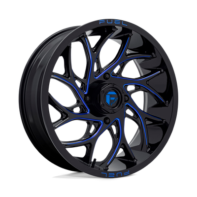 D778 22X7 4X137 G-BLK-MILL-BLU 00MM