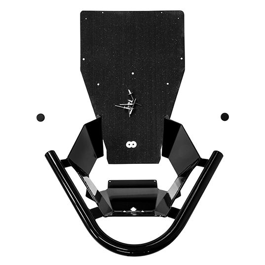 Pare-chocs avant avec plaque de protection pour Arctic Cat Ascender/Yamaha Mountain Max