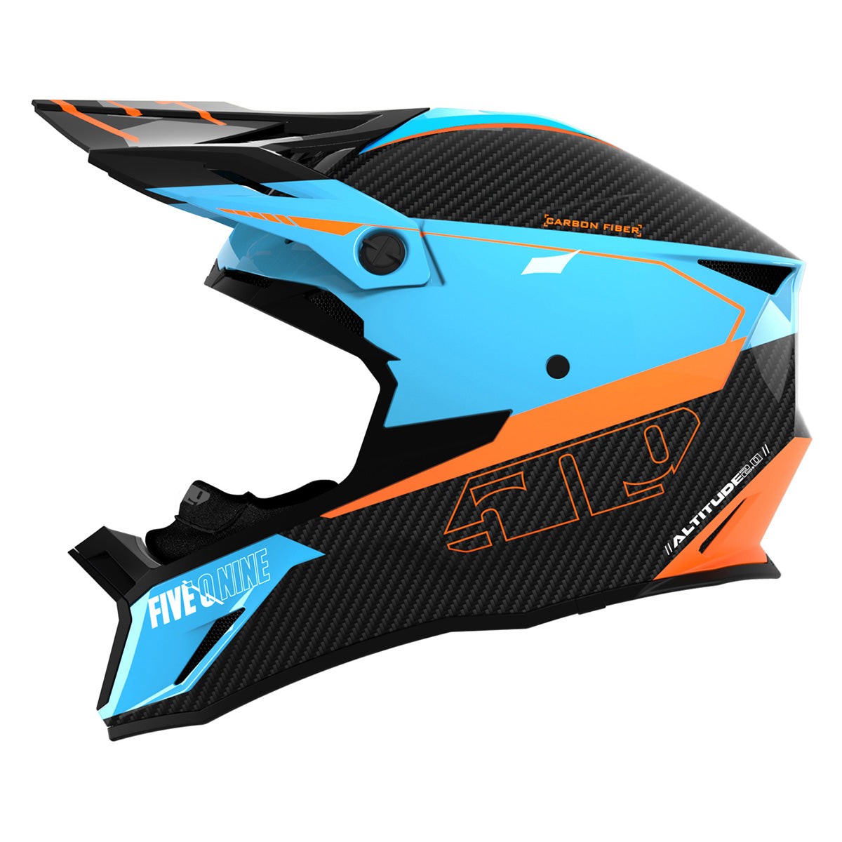 509 Altitude 2.0 Carbon Fiber 3K Hi-Flow Helmet (ECE)